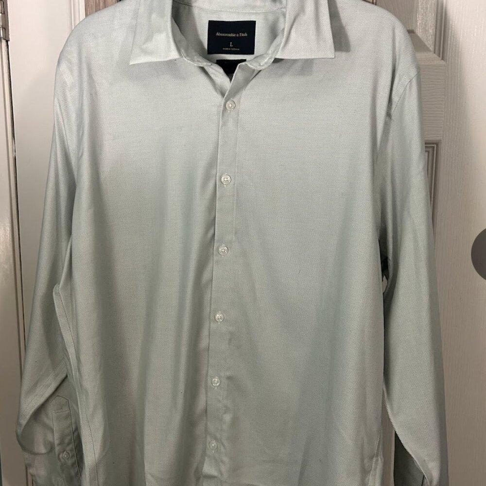 Abercrombie and Fitch Light Blue Button-Down Shirt